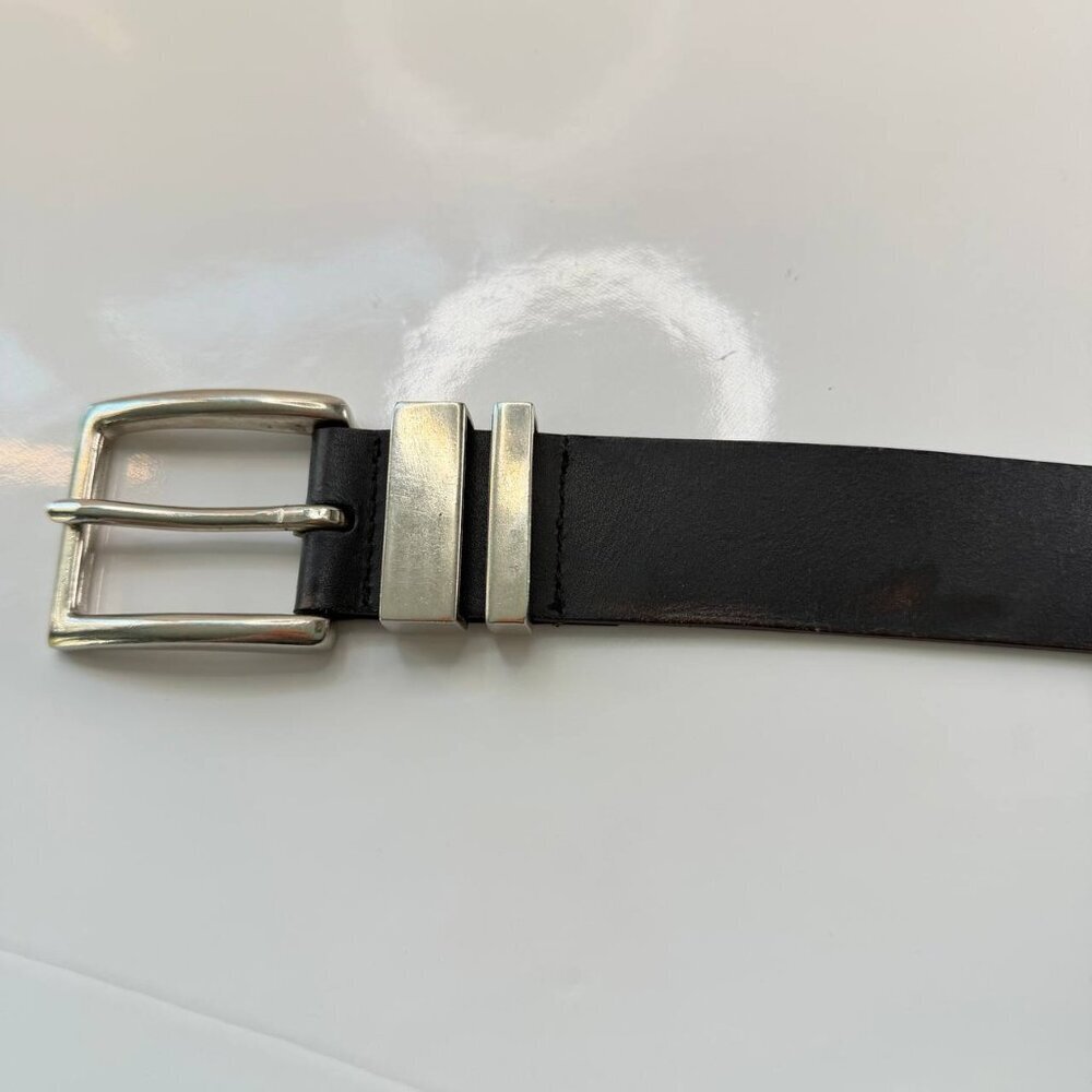 Levi’s Genuine Leather Belt – Classic Black - Size 34-36 - Picture 8 of 12